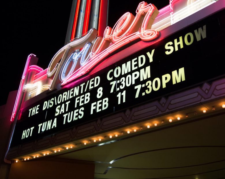 disoriented comedy show banner
